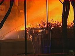 Incendio en el mercado londinense de Camden