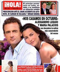 Portada de la revista ¡Hola!.
