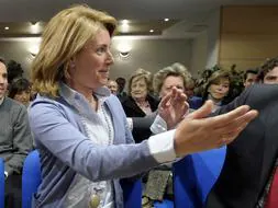 Arantza Quiroga, número tres del PP vasco, será la nueva presidenta de la Cámara de Vitoria. / Efe