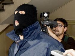 Alejandro Martínez Singul, conocido como el 'segundo violador del Eixample', el mes pasado cuando fue juzgado por masturbarse ante una pasajera de un tren. / Archivo