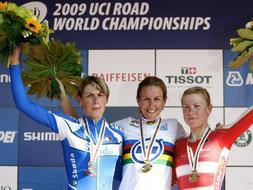 El podio de Mendrisio./AP