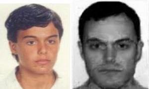 Mikel Karrera, en sus años de estudiante y en la actualidad. / La Rioja