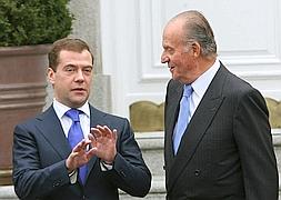 El rey recibe el premio más importante de Rusia
