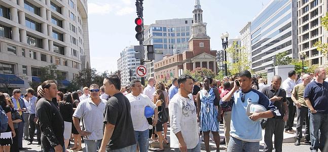 Un terremoto obliga a evacuar la Casa Blanca y el Capitolio