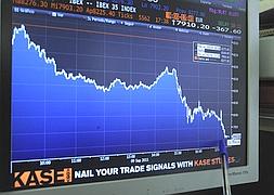 El Ibex vive un nuevo 'viernes negro' al desplomarse un 4,44%