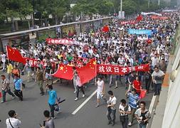 Protesta anti-Japón en China. / Reuters