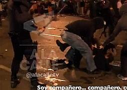 El policía infiltrado del 25S. / Vídeo: A la Calle