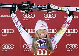 Vonn quiere competir con los chicos