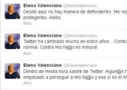 Elena Valenciano se va de Twitter para proteger a sus hijos
