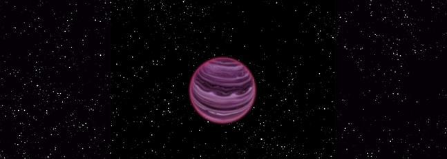 Imagen del planeta PSO J318.5-22, que se encuentra en la constelación de Capricornio. / Afp