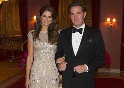 Magdalena de Suecia y Chris O'Neill en la cena previa a su boda./ Archivo