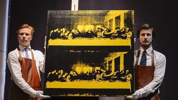 'La última cena', del artista estadounidense Andy Warhol. 