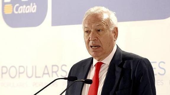 El ministro de Exteriores, José Manuel García Margallo