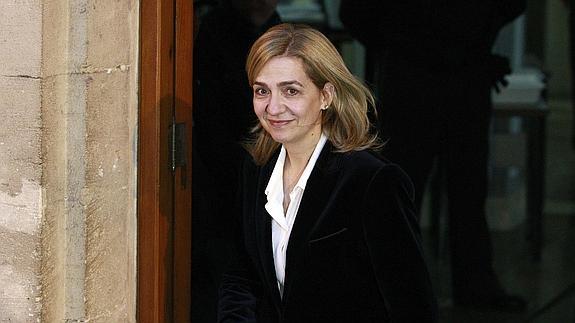 La infanta Cristina. 