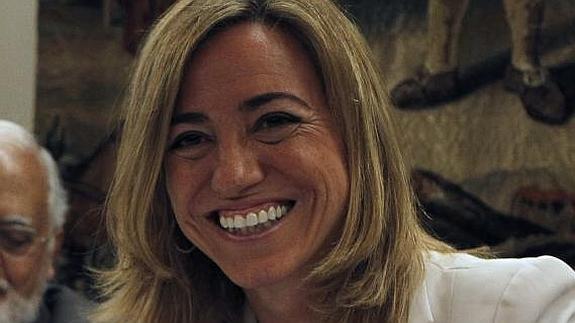 La exministra de Defensa, Carme Chacón. 