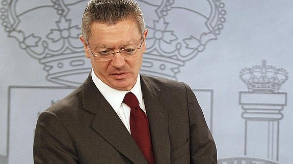 Alberto Ruiz-Gallardón. 