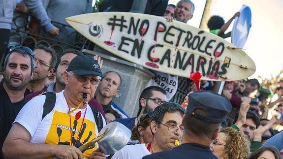 Vista de la manifestación 