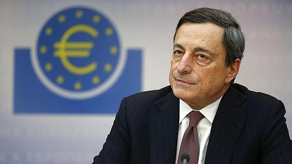 Mario Draghi, presidente del Banco Central Europeo.