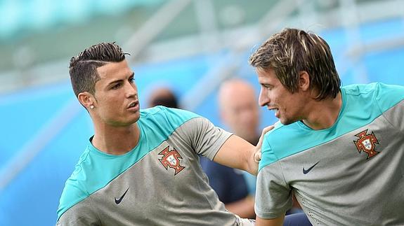 Coentrao y Cristiano. 