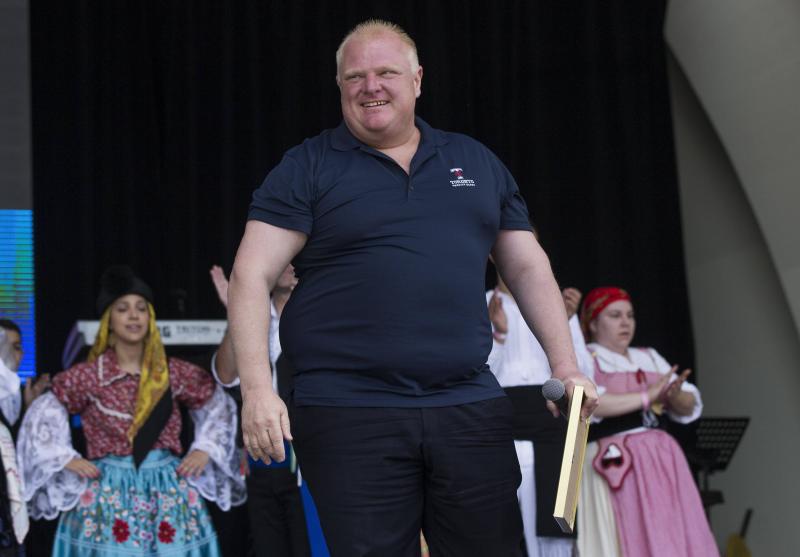 El alcalde de Toronto, Rob Ford