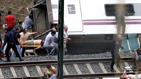 Imagen de la tragedia de Santiago  