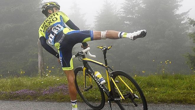 Contador, «adiós a la Vuelta»