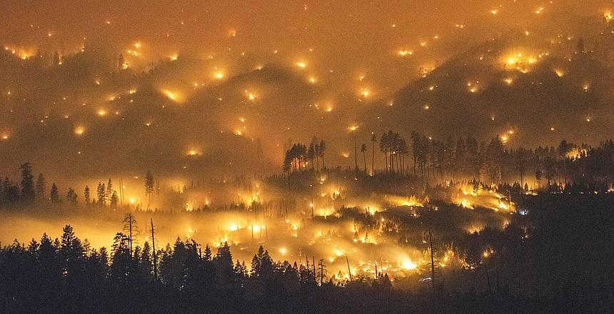 El fuego está amenazando este enclave natural de California 