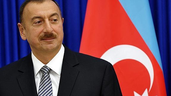 El presidente de Azerbaiyán, Ilham Aliyev. 