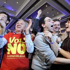 Escocia dice 'no' a la independencia
