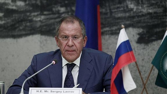 El ministro de Exteriores ruso, Sergei Lavrov