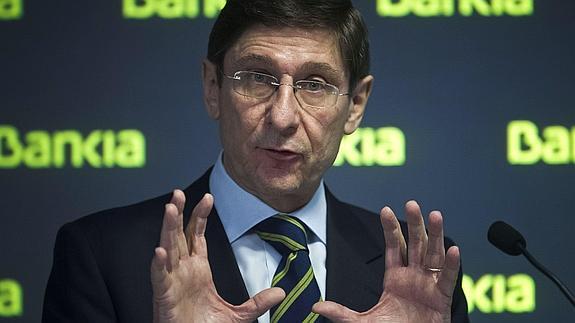 El presidente de Bankia, José Ignacio Goirigolzarri. 