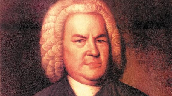 Johann Sebastian Bach, organista y compositor alemán de música del Barroco (1685-1750) 