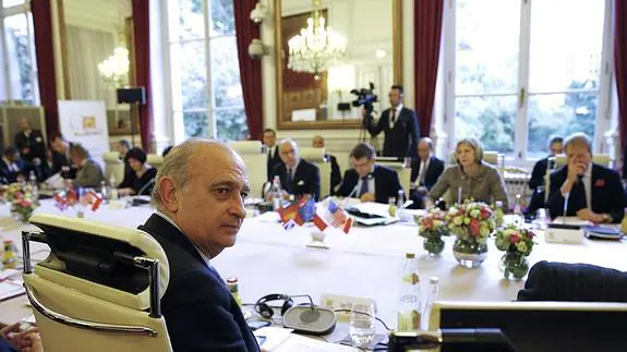 Jorge Fernández Díaz, durante la reunión del G-6. 