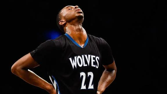 Andrew Wiggins, jugador de los Timberwolves.