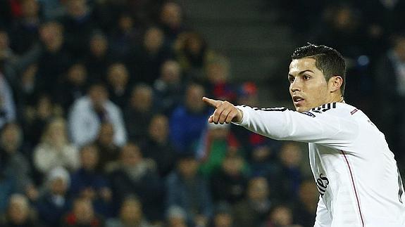 Cristiano celebra un gol. 