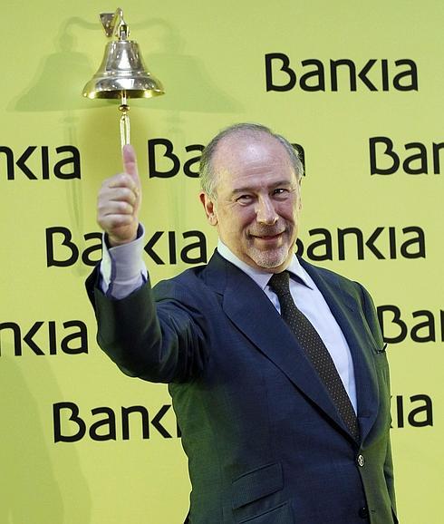 Rodrigo Rato, el día que Bankia salió a Bolsa. 