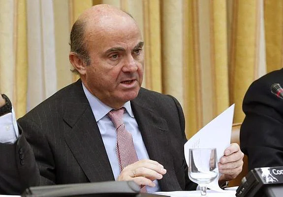 El ministro de Economía y competitividad, Luis de Guindos. 