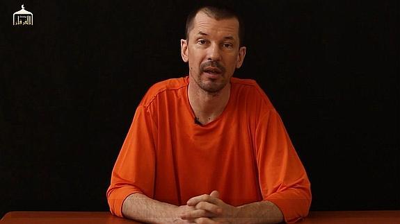 Imagen de John Cantlie en un vídeo del pasado septiembre.