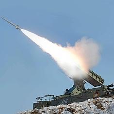 Simulacro militar en Corea del Norte. 