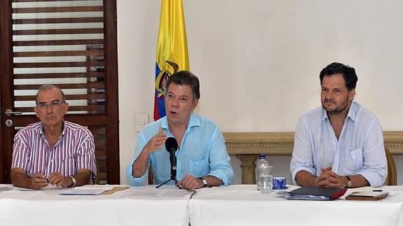 El presidente colombiano, Juan Manuel Santos. 