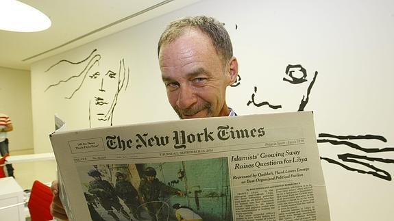 El periodistas David Carr.