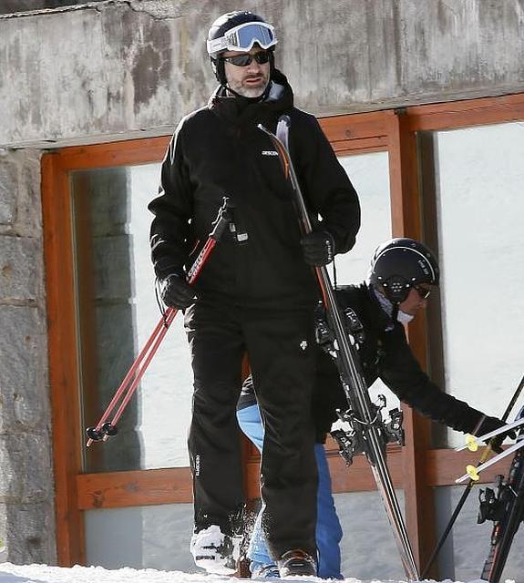 El rey Felipe VI, en Baqueira. 