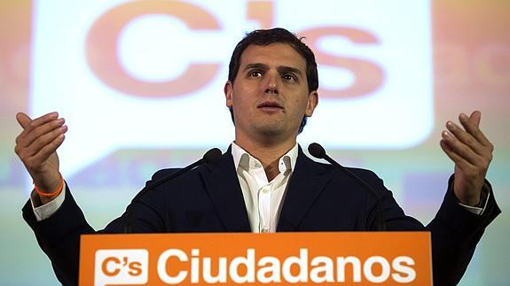 El presidente de Ciudadanos, Albert Rivera.