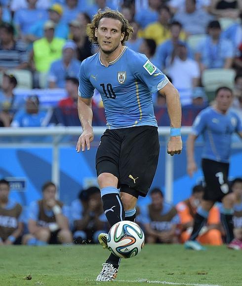 Diego Forlán, en el pasado Mundial de Brasil. 