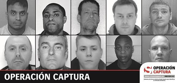 Interior busca en España a diez de los criminales más peligrosos del Reino Unido