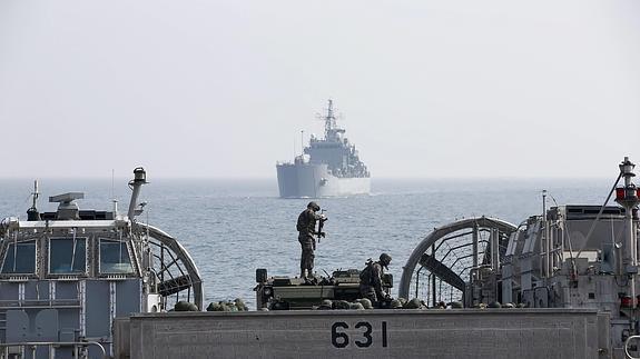 Ejercicios anuales conjuntos de Corea del Sur y EE UU. 