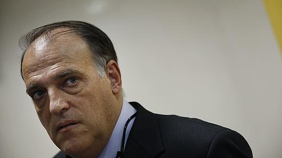 Javier Tebas, presidente de la LFP. 