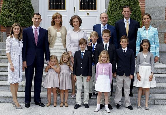 La comunión de Miguel Urdangarin, la última celebración en la que toda la familia se reunió. 