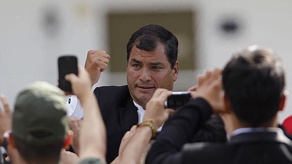 El presidente ecuatoriano Rafael Correa.