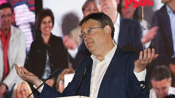 El líder de los socialistas valencianos, Ximo Puig.